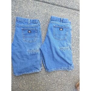 2 Pairs Dickies Men's Jean Shorts Size 40 Regular Fit Cell Phone Pocket